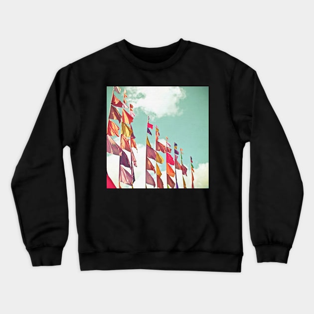 Flags Crewneck Sweatshirt by Cassia